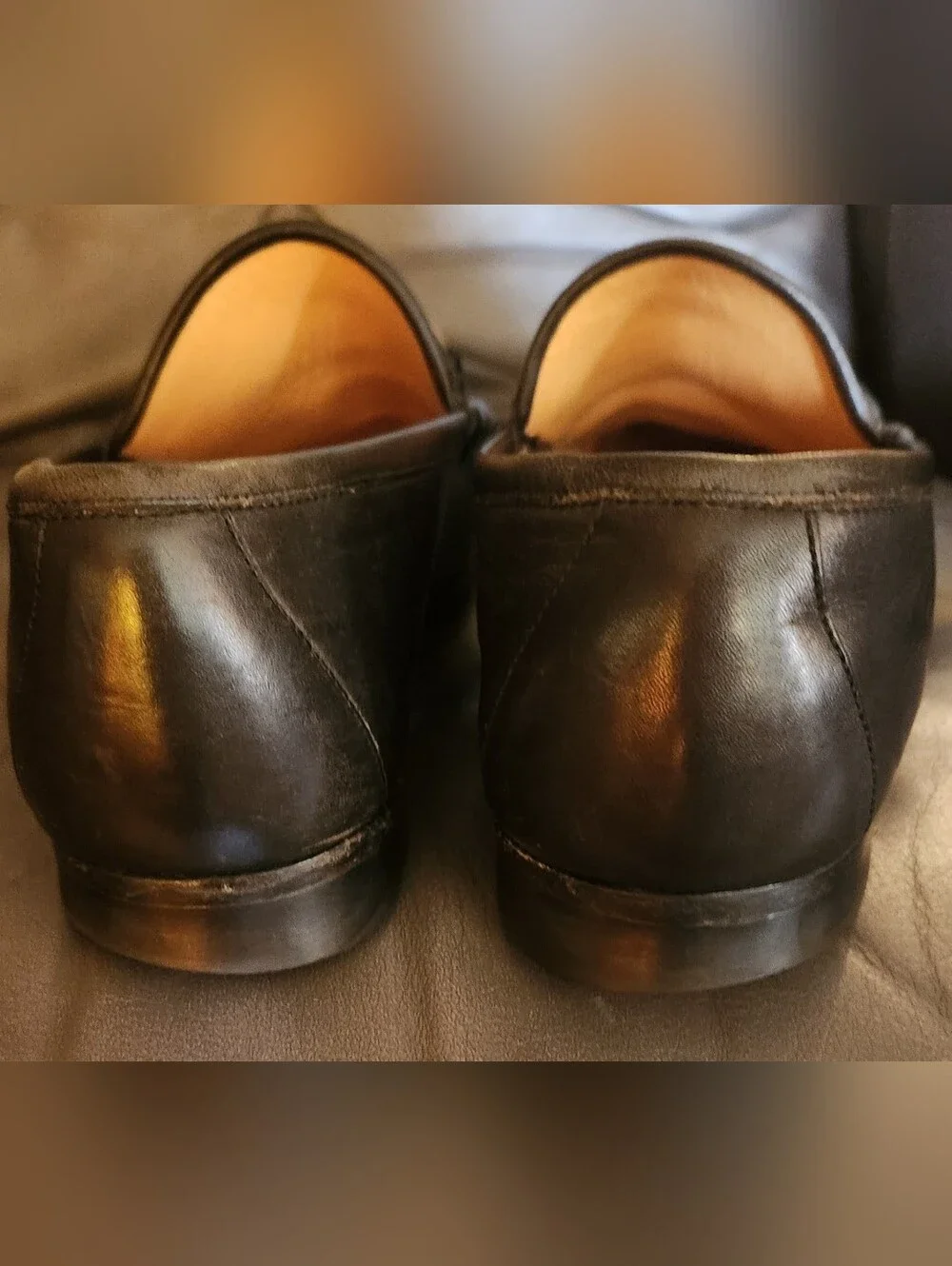 Men's Gucci Black Leather Bit Loafers - Classic Dress Loafers